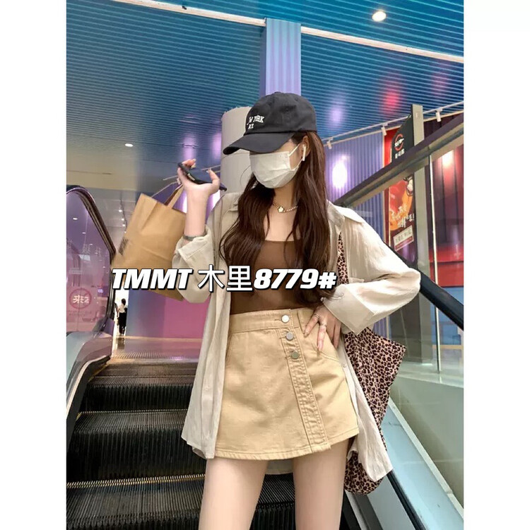 [jiajiatmmt Muli] Spice Girl cowboy skirt pants 8779# L
