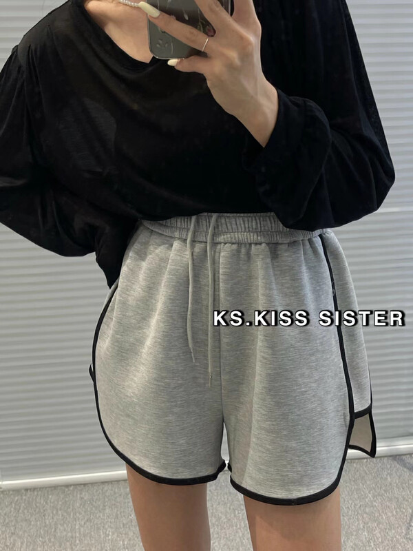 New in early summer! [KS] vintage fashion loose casual shorts (with waist rope) 20226# ozq