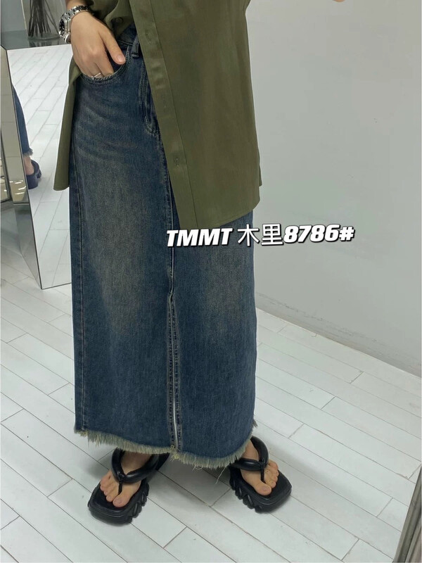 [jiajiatmmt Muli] Vintage loose and versatile skirt j8786# L