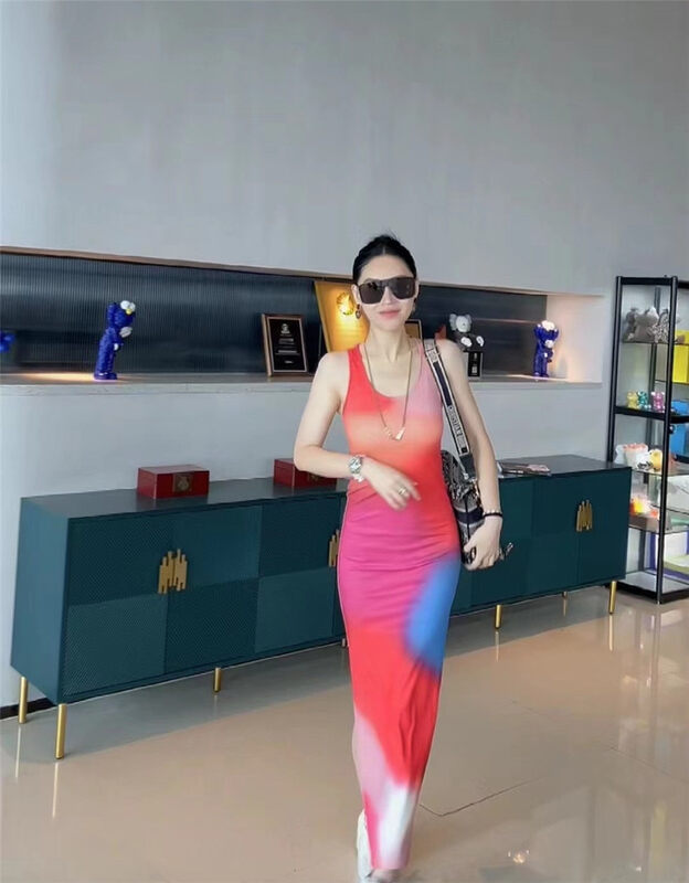 [mialiesy] personalized artistic color matching vest matching sleeveless dress (only skirts) 762# PCZ