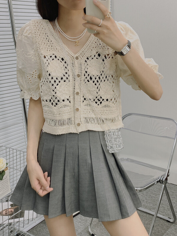 [I-D] Korean Style Lace Blouse ys3005 \ll