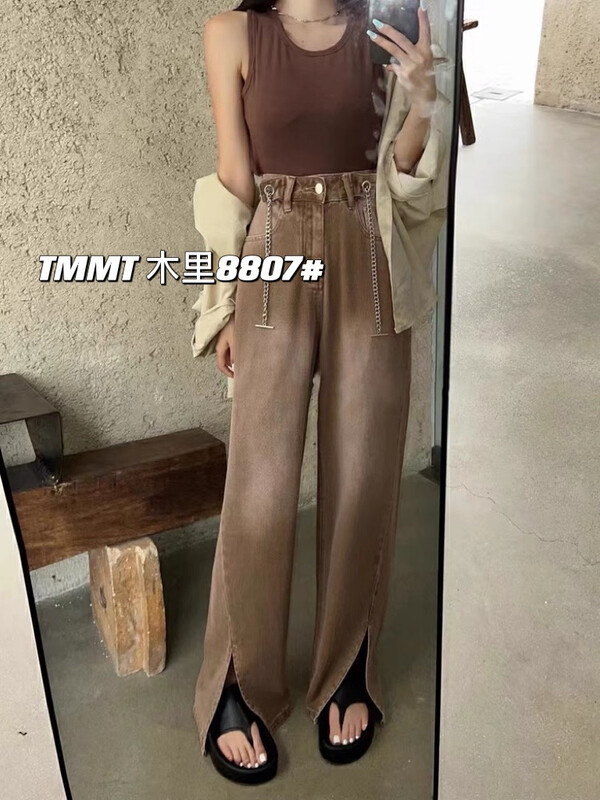 [jiajiatmmt Muli] new straight tube loose drape jeans 8807# L