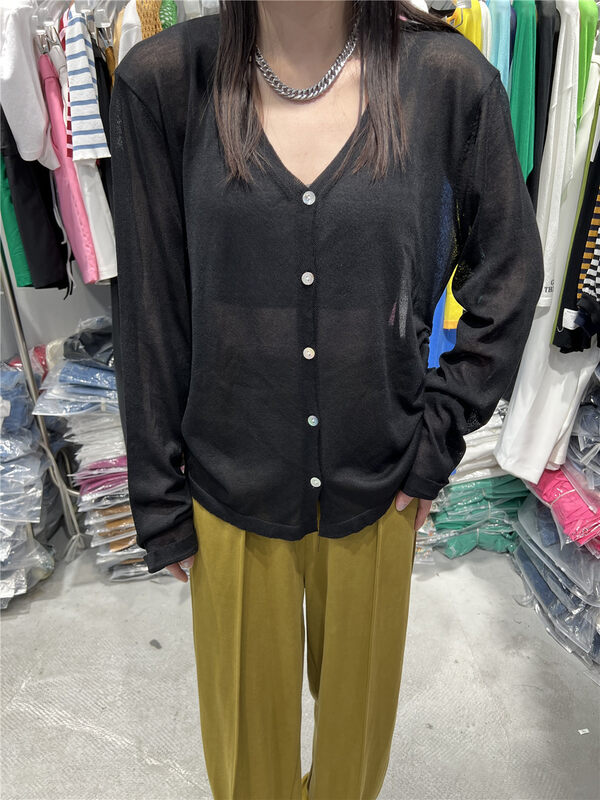 Casual, simple, comfortable and fashionable sunscreen shirt 23286# ozq