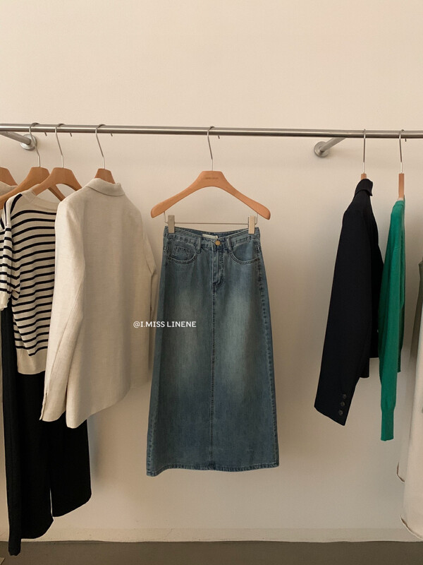 [Imiss] retro slit versatile skirt cx7953# LSW