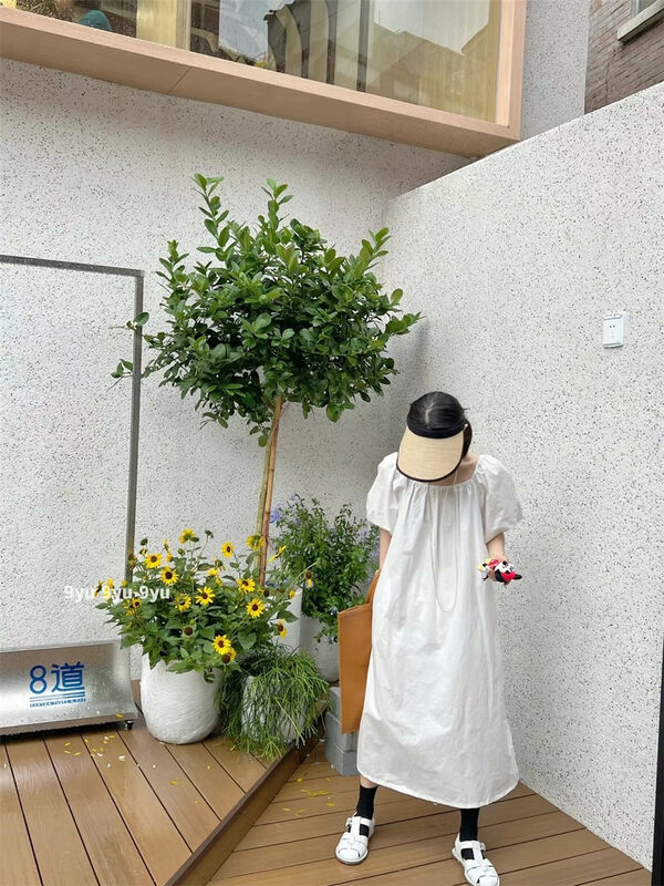 [JY] simple small fresh Japanese loose dress 6675# CLS