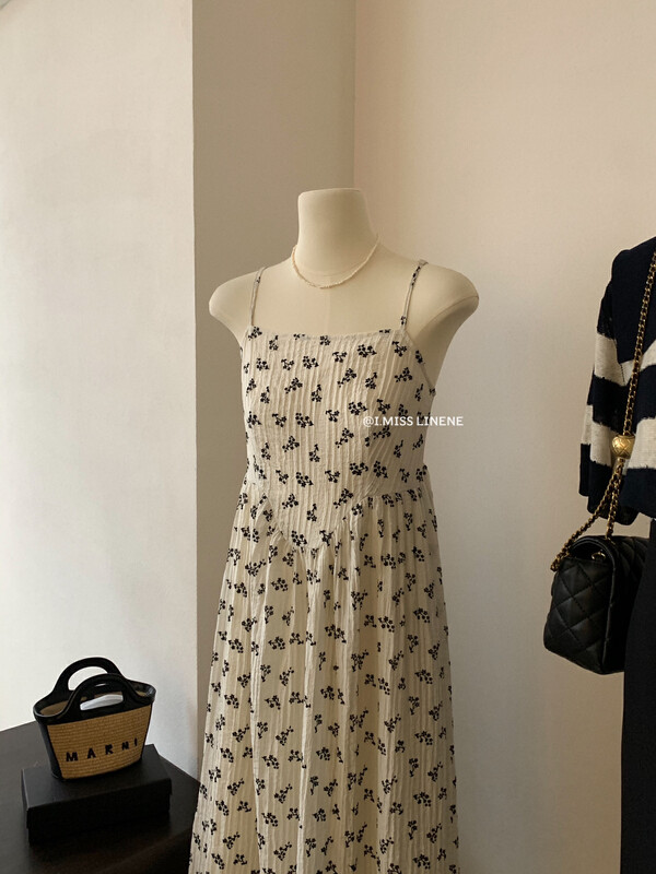 [Imiss] French Style Floral suspender dress cx6335# Fhx