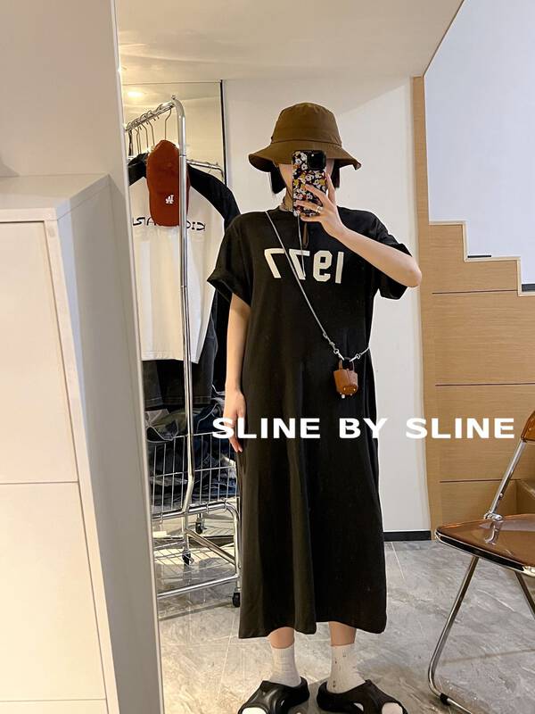 [sline by sline] Korean loose and versatile dress 81156 \zxl