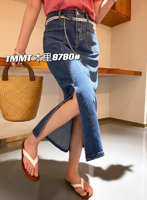 [jiajiatmmt Muli] split high waist slim skirt 8780# L