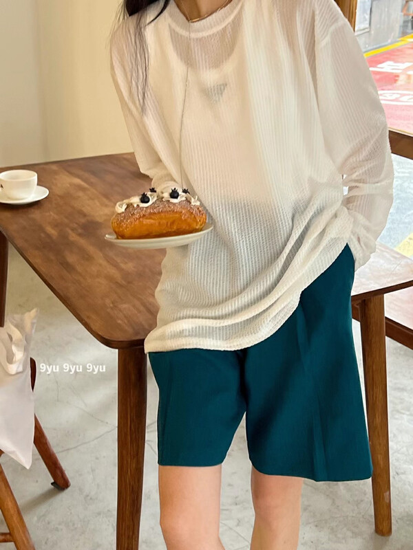 [JY] simple casual versatile T-shirt sunscreen shirt 003# CSX