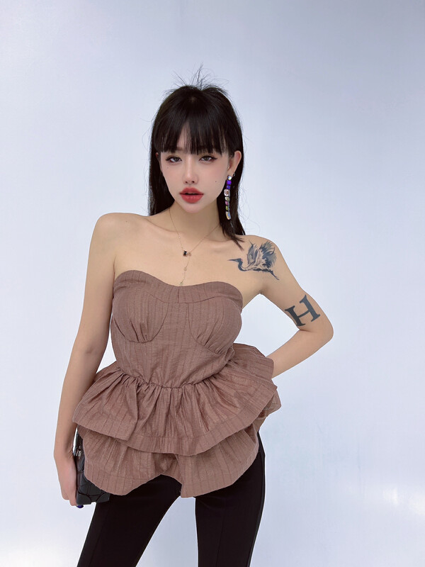 [d.two D2] sexy girl vest / suspender 2221329# zxl