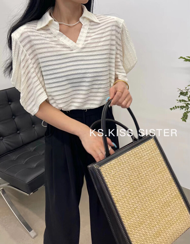 [KS] Korean hollow out fashion Polo 22213 \cqw