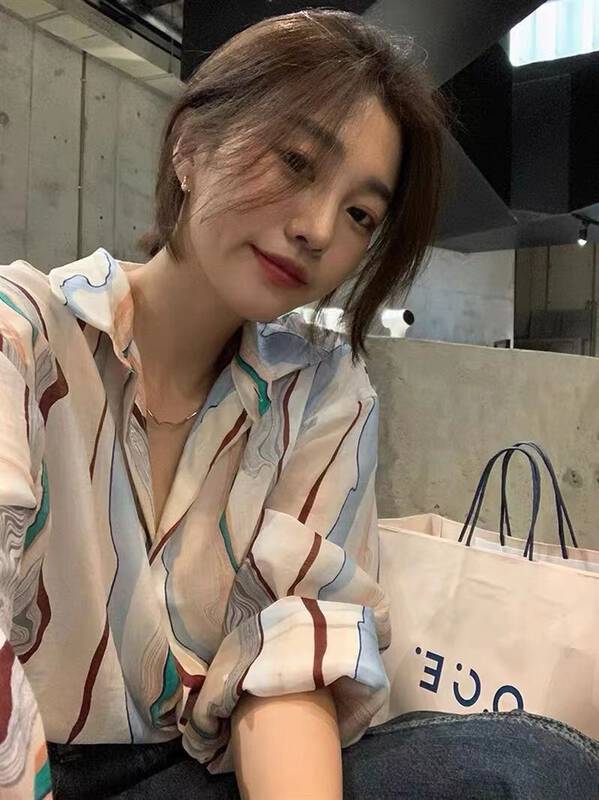 Original price 45.12! [I-D] Korean wild flower sunscreen shirt ys8236\l