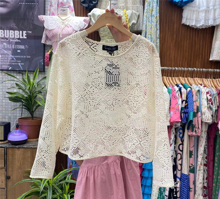 [suzybubble] long sleeve Pullover versatile shirt 6093# WPL