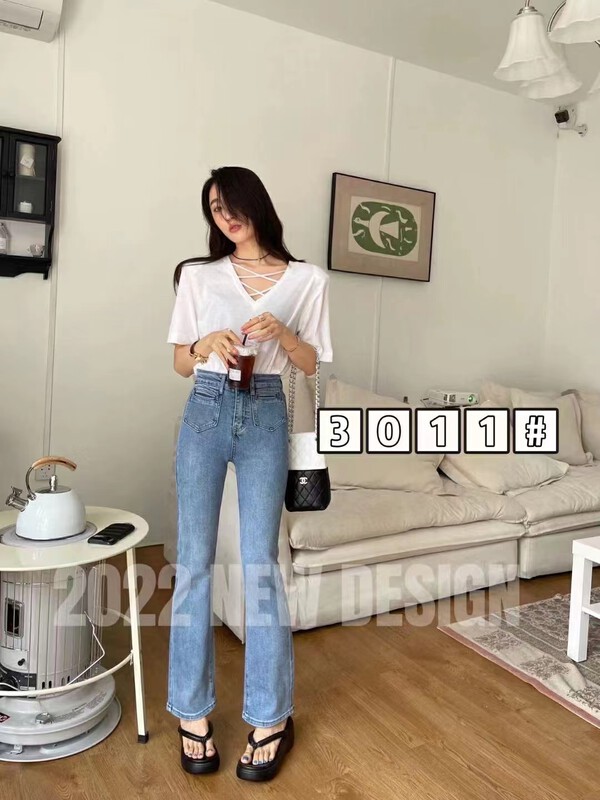 [Korean original] Ming pocket micro flare casual jeans 3011-2 \fhx