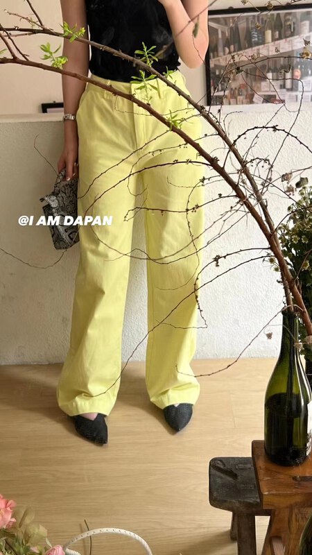 Original price 94.99! [I am Dapan] loose straight versatile jeans 6927# zxl