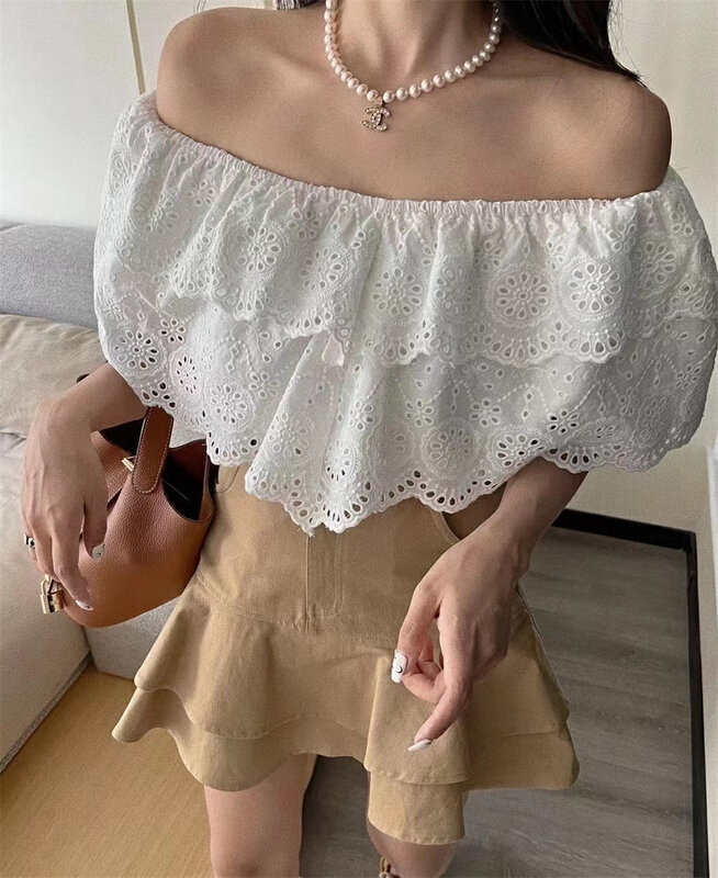 [FC] double layer Ruffle fishtail skirt pants 1187# PCZ