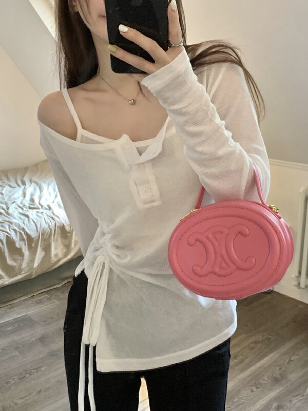 [dolly] fashion simple vest suspender + breathable loose sunscreen shirt set 1124# PCZ