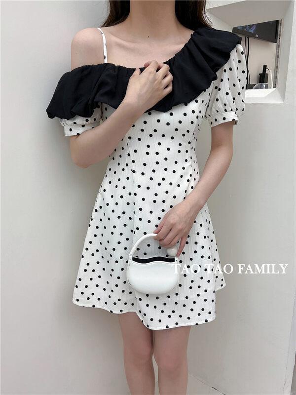 [Taotao family] sweet wave point design dress 3663 \lwy