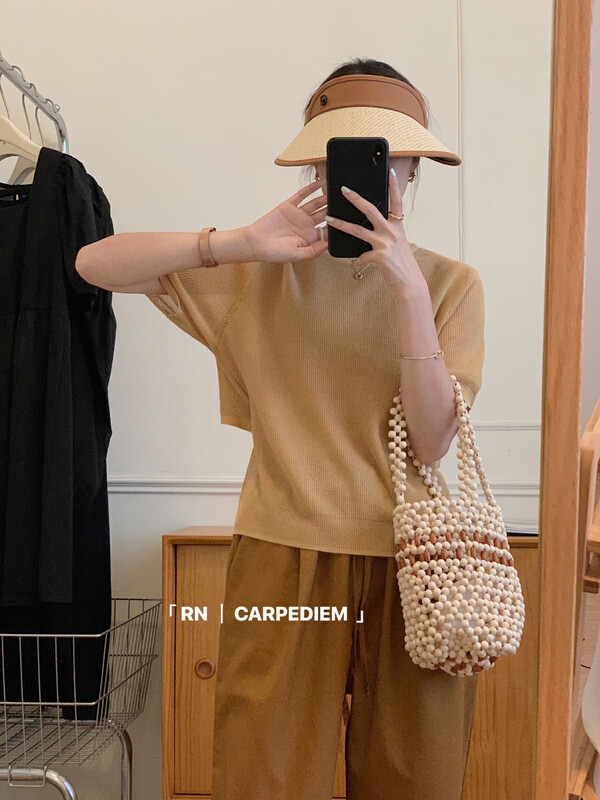 [R n] versatile simple clean backless sweater 81395 \ll