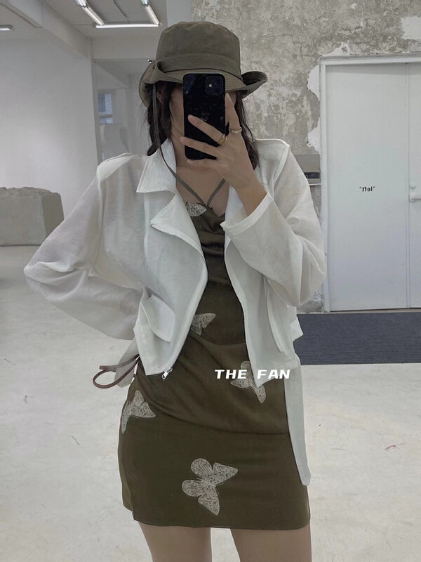 [the fan] motorcycle short fashionable ins sunscreen shirt 506323 \pcz