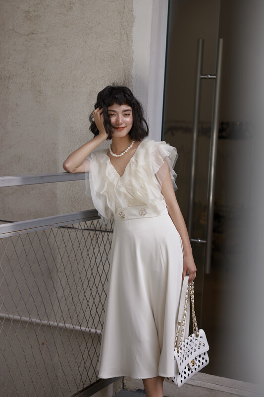 Original price 218.99! [GL] fashion temperament minimalist high-level dress c5011# jhy