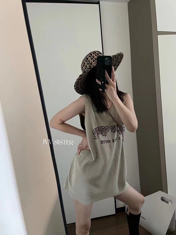 [cauliflower home] slim round neck comfortable vest / sling 269# ll
