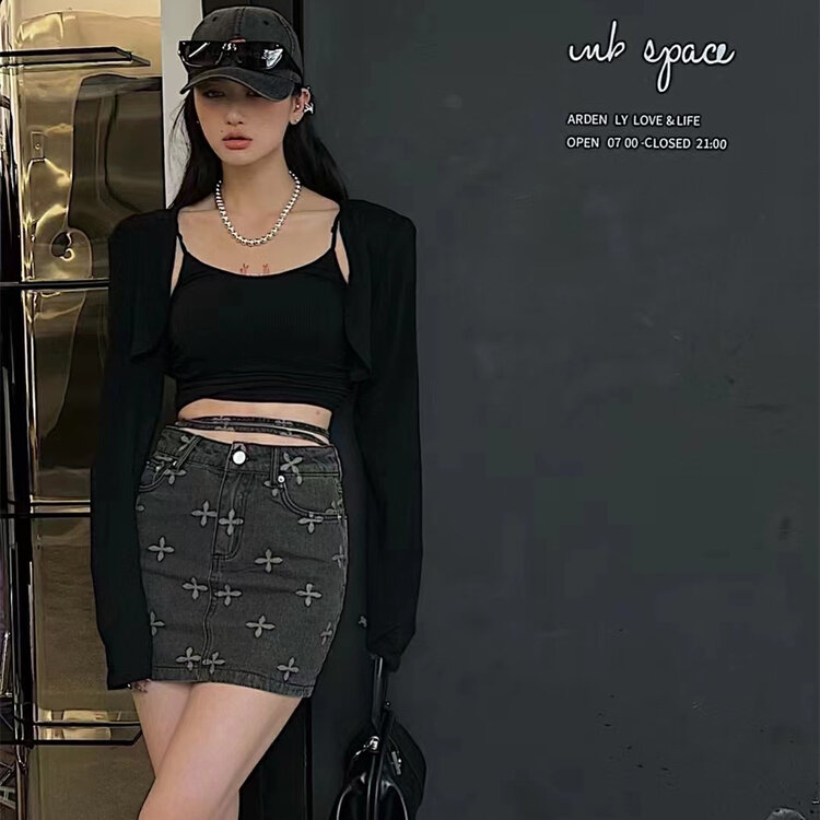 [cauliflower home] lace up fashion classic skirt 032# ll