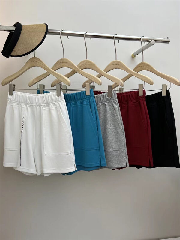 [t-platform] simple and versatile loose elastic waist casual shorts ys1-2655# cqw