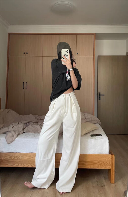 [cauliflower home] high waist, slim and comfortable, versatile jeans 036# ll