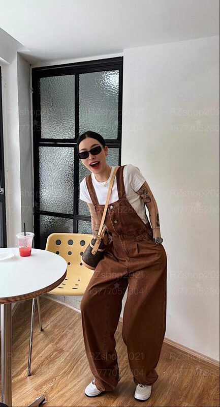 [cauliflower home] Korean high waist comfortable strap pants 033\ll