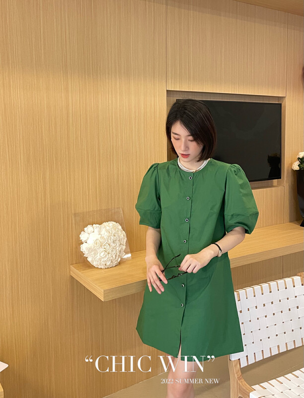 [chic win] Korean fashion net version lady style simple dress 2006# CSX