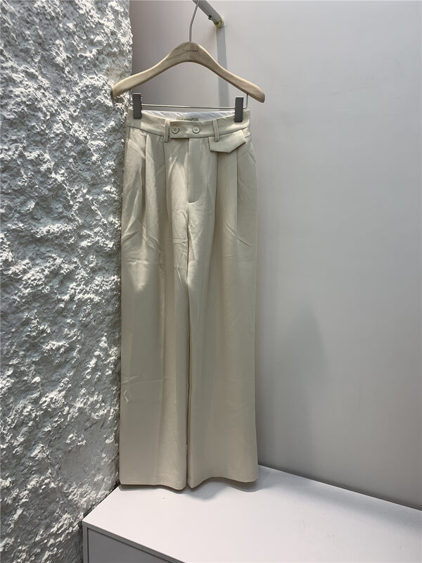 The original price is 98.99! [t-platform] temperament solid color loose pants 2261# cqw