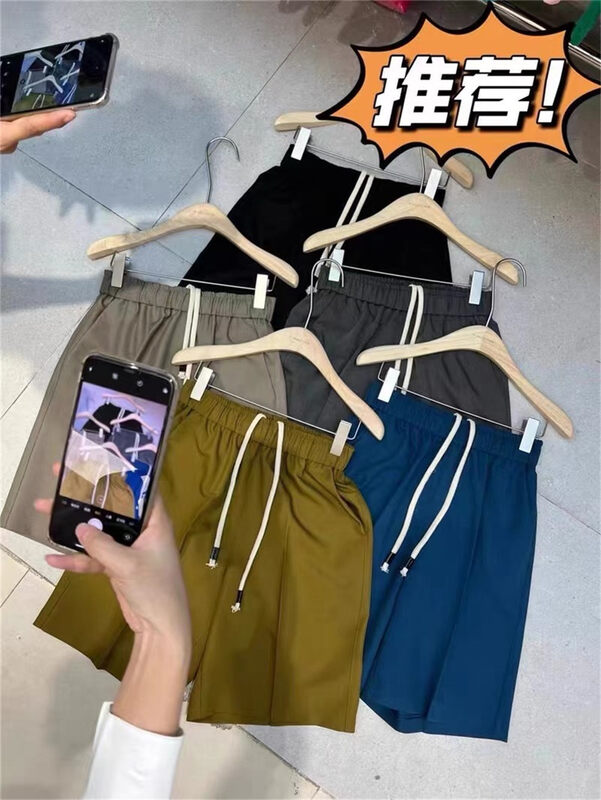 [tiantianjia] basic versatile solid five point trousers 989# XYY