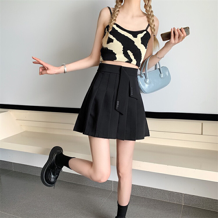 [chic win] fashion JK college style pleated skirt 9041# CSX