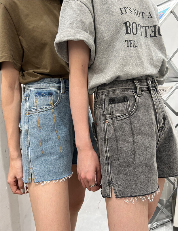 [t-platform] Korean simple casual denim shorts 8578 \cqw