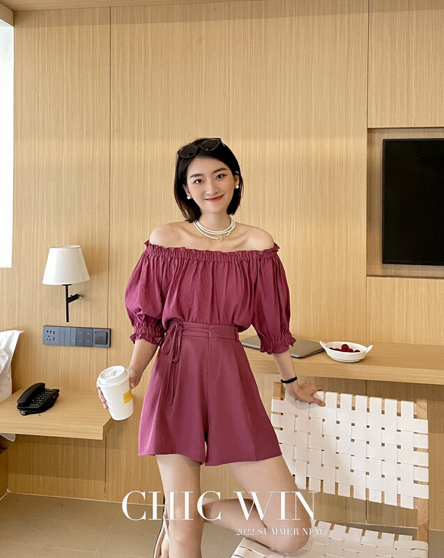 [chic win] Korean fashion slim one line collar shirt 753# CSX