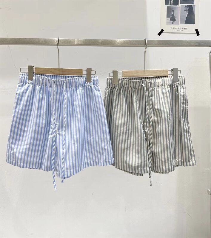 [td] Korean loose tight waist striped casual shorts (only shorts) k001653# XJ