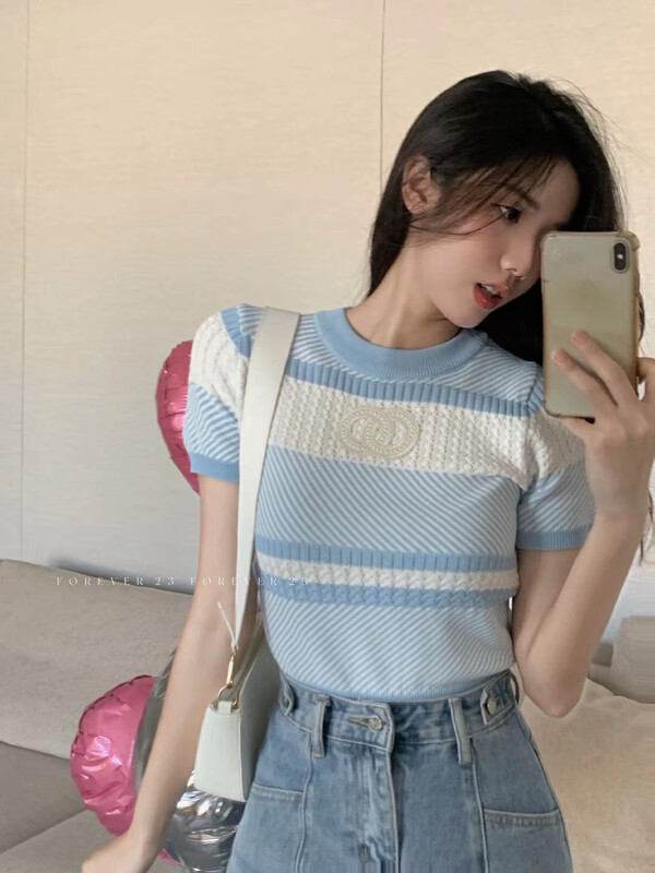 [forever23] small fragrance versatile comfortable sweater a1153# hjy