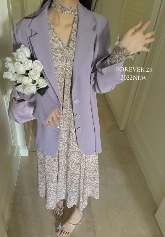 Original price 89.11! New year in early spring! [forever23] Miss Korea shoulder pad temperament suit (only suits) a2012# hjy