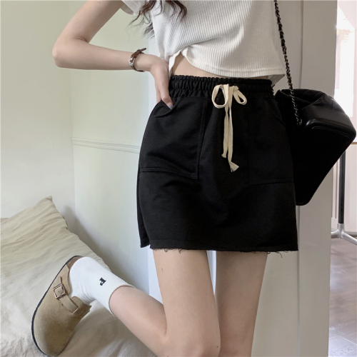 Real price summer comfortable casual sports skirt high waist slim skirt