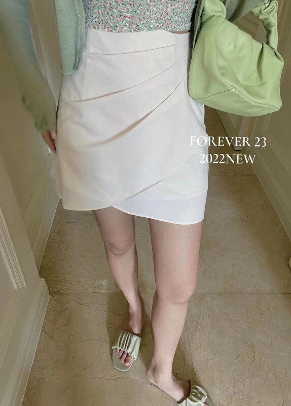Original price 50.76! New year in early spring! [forever23] pleated design, versatile skirt 670# hjy
