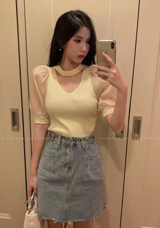 [forever23] Korean pure desire careful machine sweater a1112# hjy