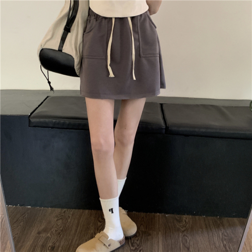 Real price summer comfortable casual sports skirt high waist slim skirt