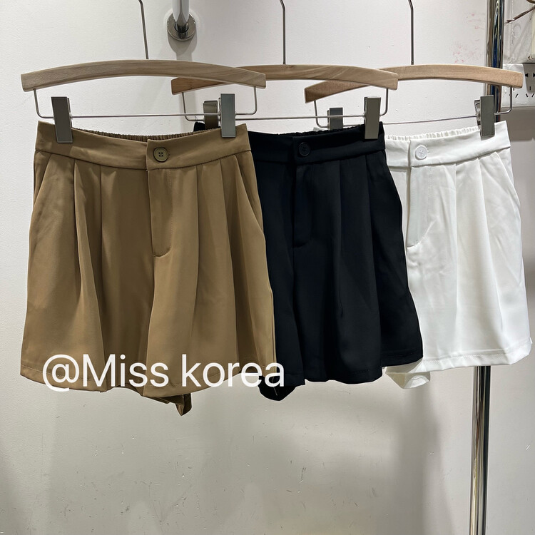 [Miss Korea] simple and versatile solid casual shorts 3385 \hbx