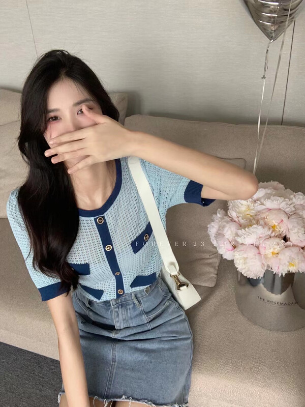 [forever23] Korean little sister xiaoxiangfeng sweater a1133# hjy