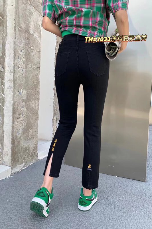 [T.H] Korean version of foreign style slit design jeans ys1-17031# LSW