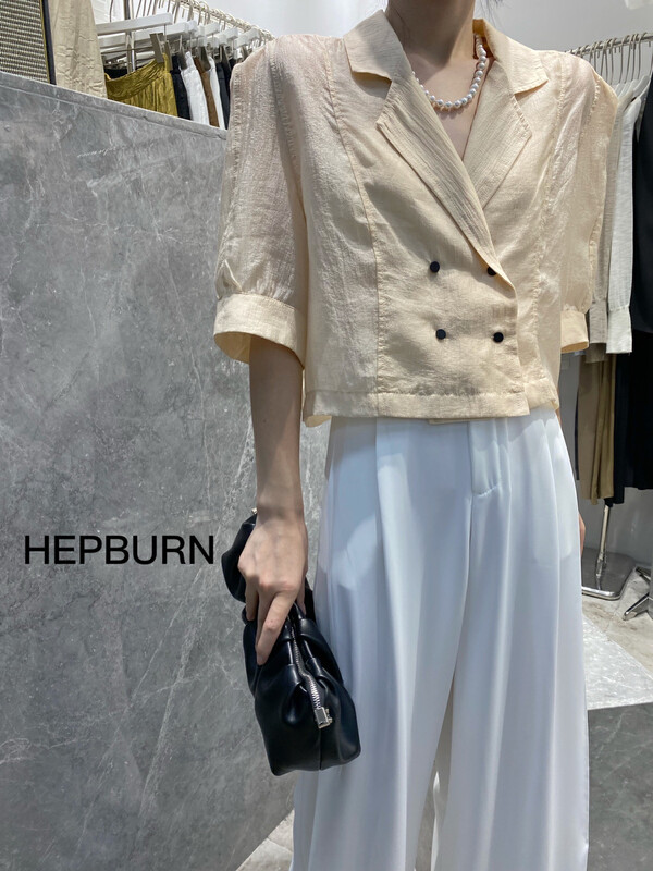 [Hepburn] temperament fashion loose short coat 3739# L