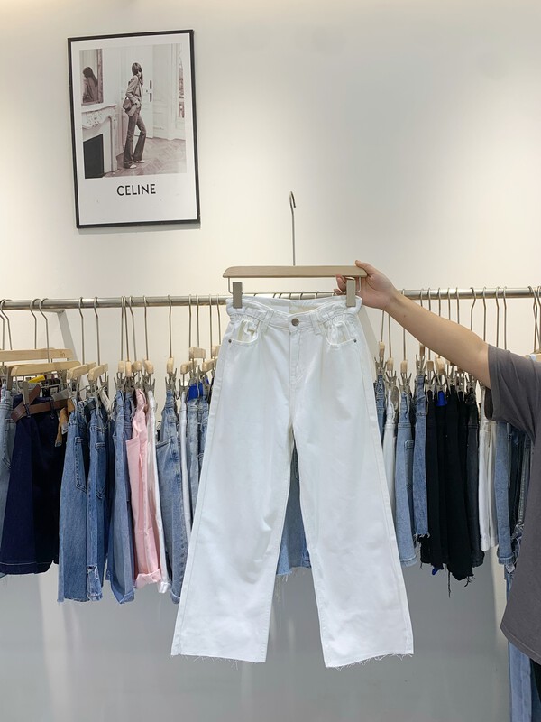 Original price 78.96! [T.H] Korean casual slim and versatile straight jeans 9760# LSW