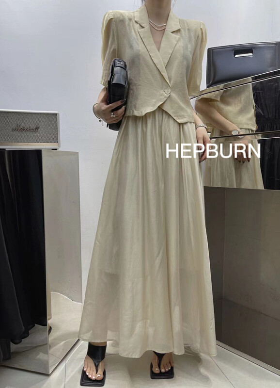 [Hepburn Hepburn] summer sweet lady Tiansi versatile skirt 3976# Fhx