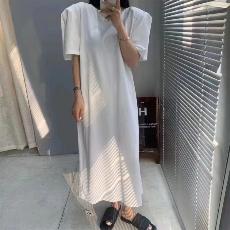 [htaurus] casual loose solid dress 8158# ozq